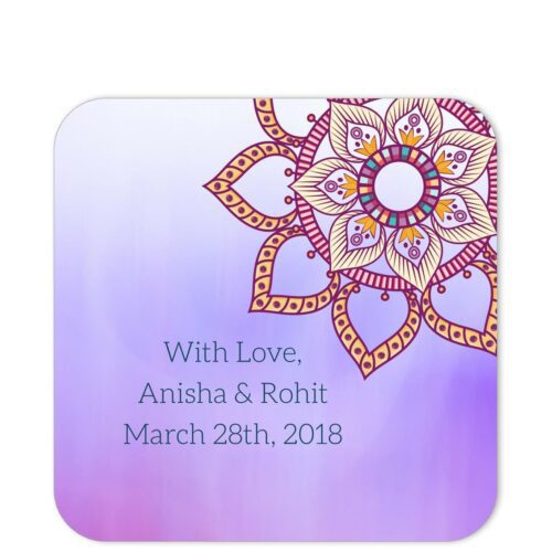 Ethnic Indian Flower Mandala With Love Sticker