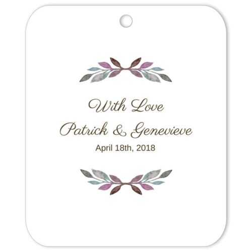 Grecian Border With Love Favor Tag