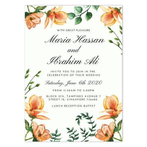 MAG-NOL-INV-1 Magnolia Invitation