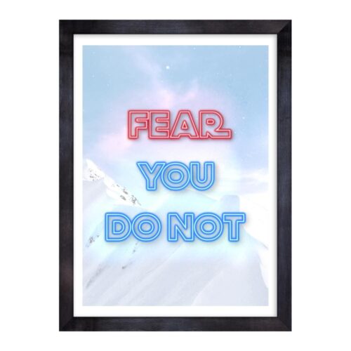 FNT-LGT-ART-1 Fear Not Light Wall Art