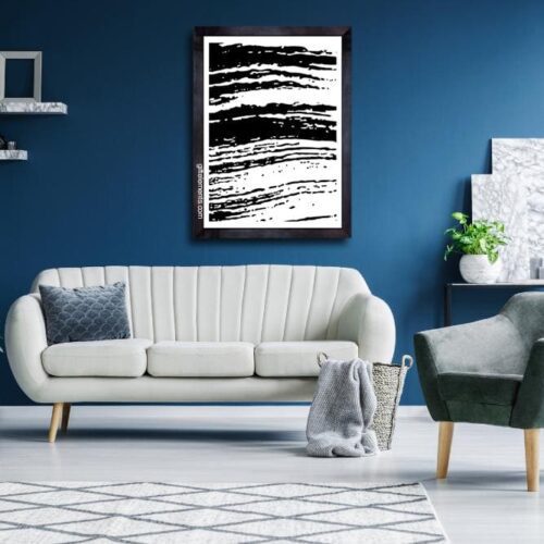 FLU-STR-ART-1 Fluffy Streaks Wall Art