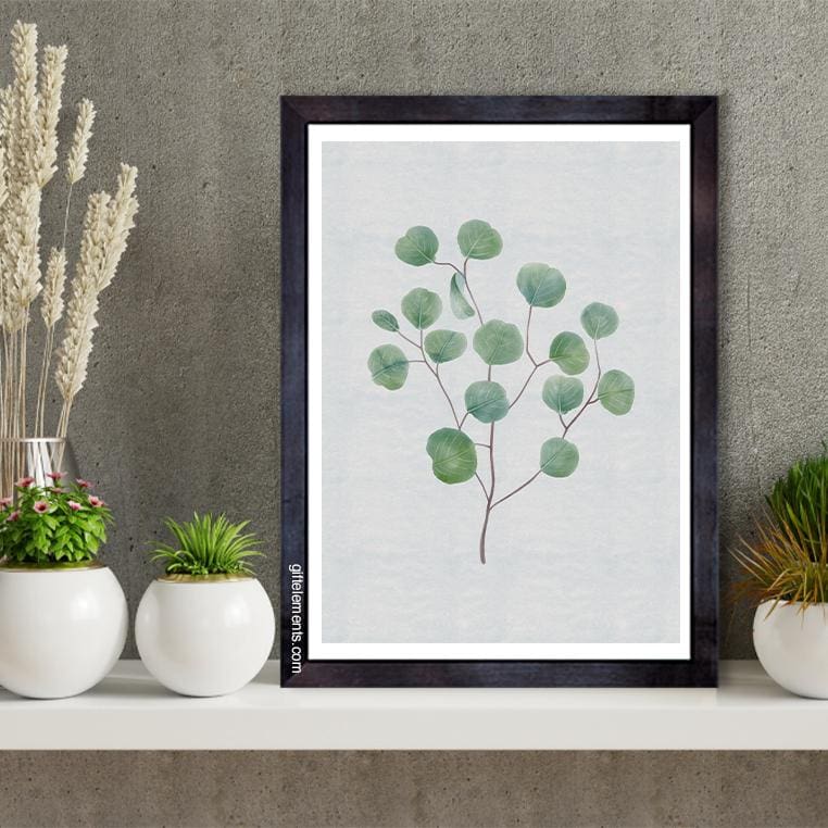 EUC-LEA-ART-1 Eucalyptus Leaves Wall Art