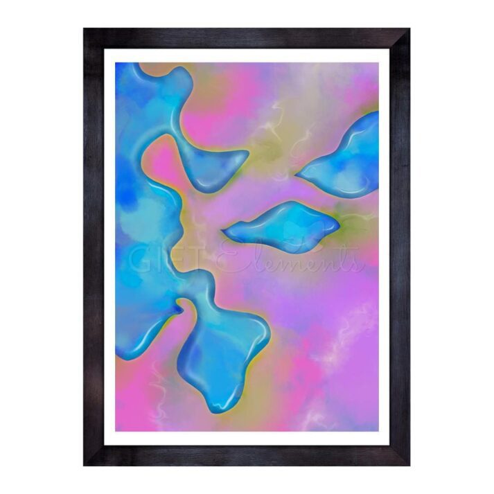 FLU-SPI-ART-1 Fluid Spill Wall Art