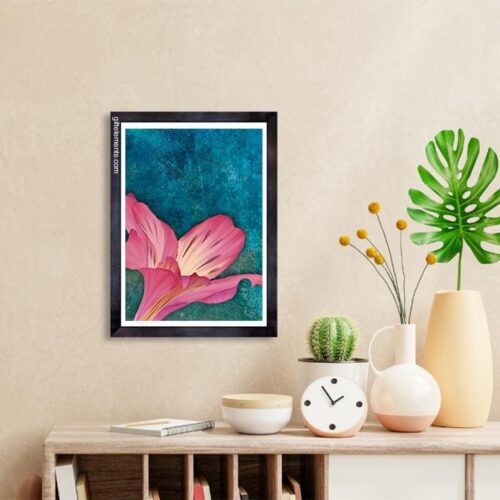 PIN-LIL-ART-1 Pink Lilies Wall Art