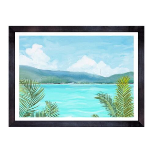 TRO-SEA-ART Tropical Sea Wall Art