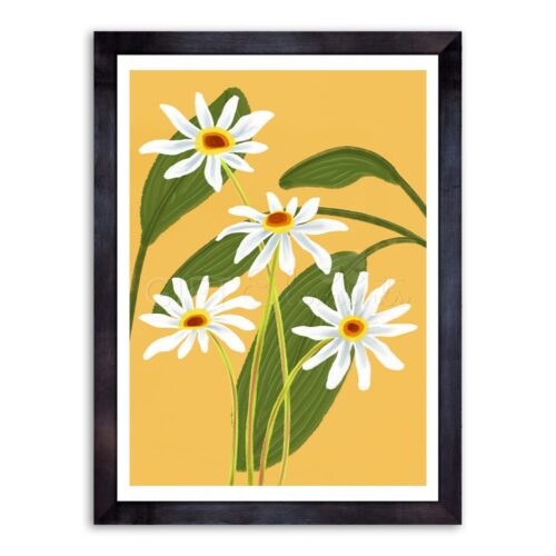 Daisies Flower Wall Art