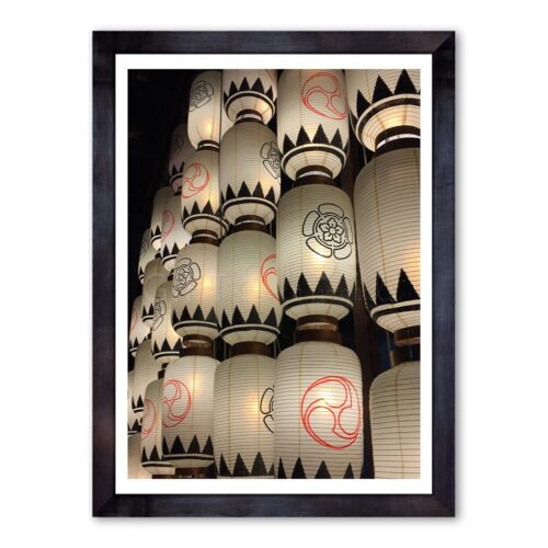 Kyoto Lanterns Japanese Wall Art