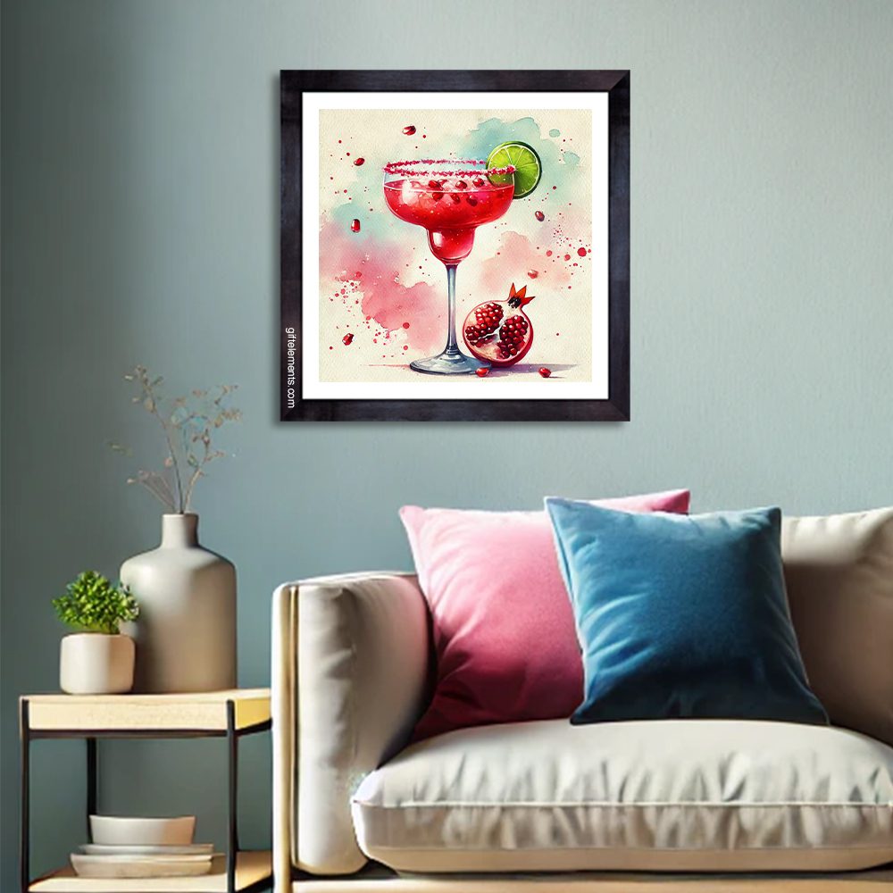 Pomegranate Cocktail Wall Art