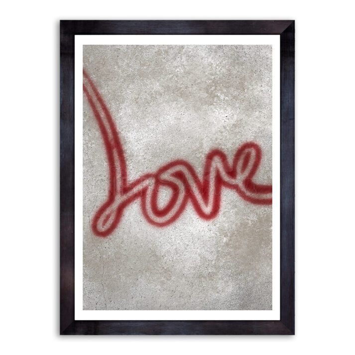 Love Spray Graffiti Wall Art