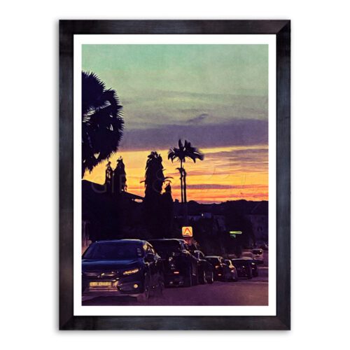 Suburban Sunset Wall Art