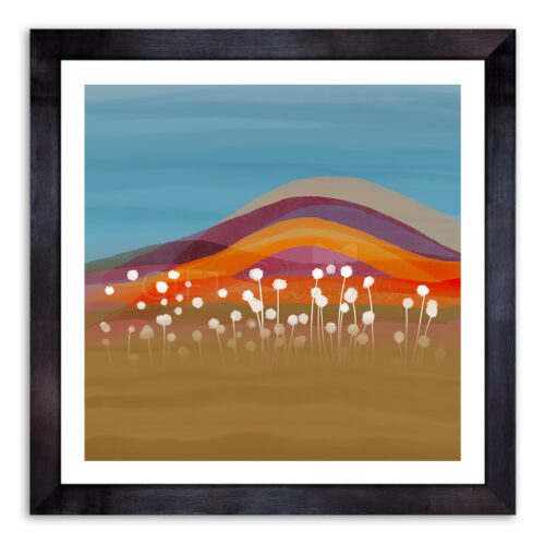 DES-HIL-ART-1 Desert Hill Abstract Wall Art