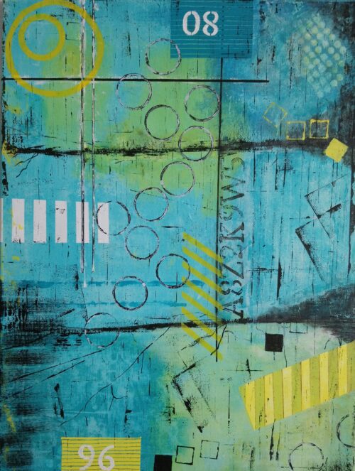MYS-COD-FIN-1 Mystery Code Abstract Fine Art