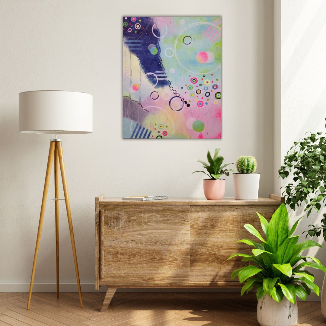 PLA-MOM-FIN-1 Playful Moments Abstract Fine Art
