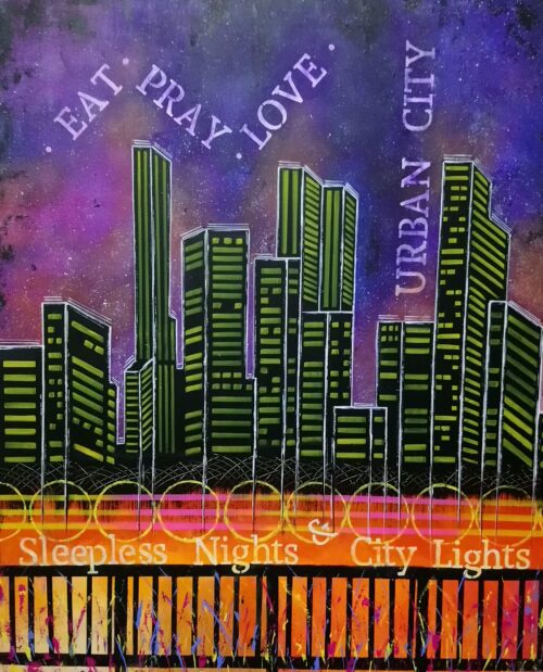 URB-SNCL-FIN-1 Urban City Abstract Fine Art