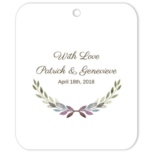 Grecian With Love Favor Tag
