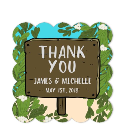 Olives By The Sea Thank You Sticker