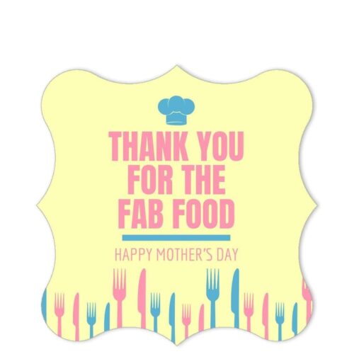 FAF-MOD-1 Fab Food Celebration Sticker