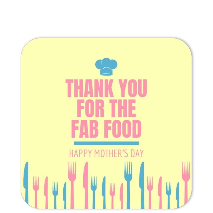 FAF-MOD-1 Fab Food Celebration Sticker