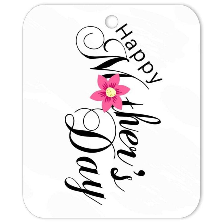 GRS-MOD-TAG-1 Grey Sketch Mothers Day Tag