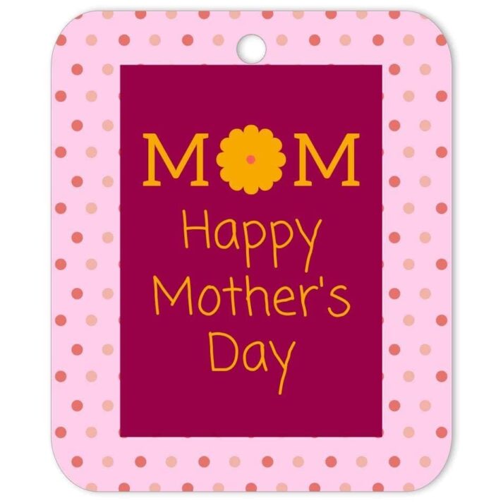 PPO-MOD-TAG-1 Pink Polka Celebration Tag