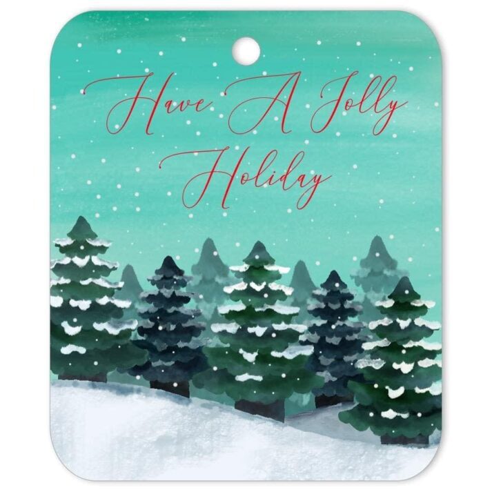 Jolly Holiday Gift Tag