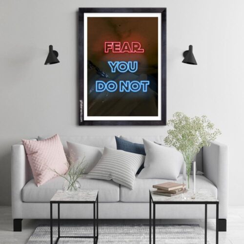 FNT-DRK-ART-1 Fear Not Dark Wall Art