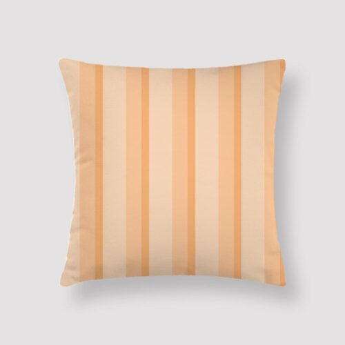 CRE-STR-CUS-1 Cream Stripes Throw Pillow