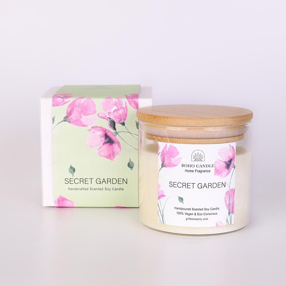 SEC-GAR-CAN-L1 Secret Garden Large Scented Candle