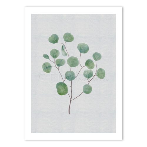 EUC-LEA-ART-1 Eucalyptus Leaves Wall Art