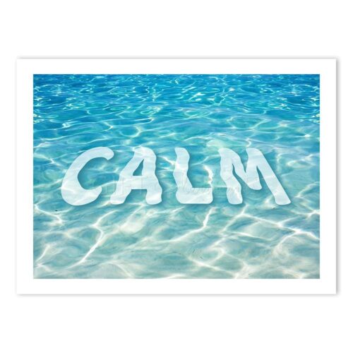 CAL-TYP-ART-1 Calm Wall Art