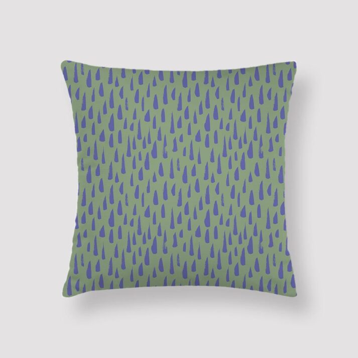PUR-RAI-CUS-1 Purple Rain Cushion Pillow