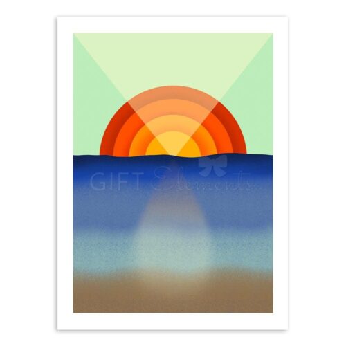 SUN-RIS-ART-1 Sunrise Wall Art