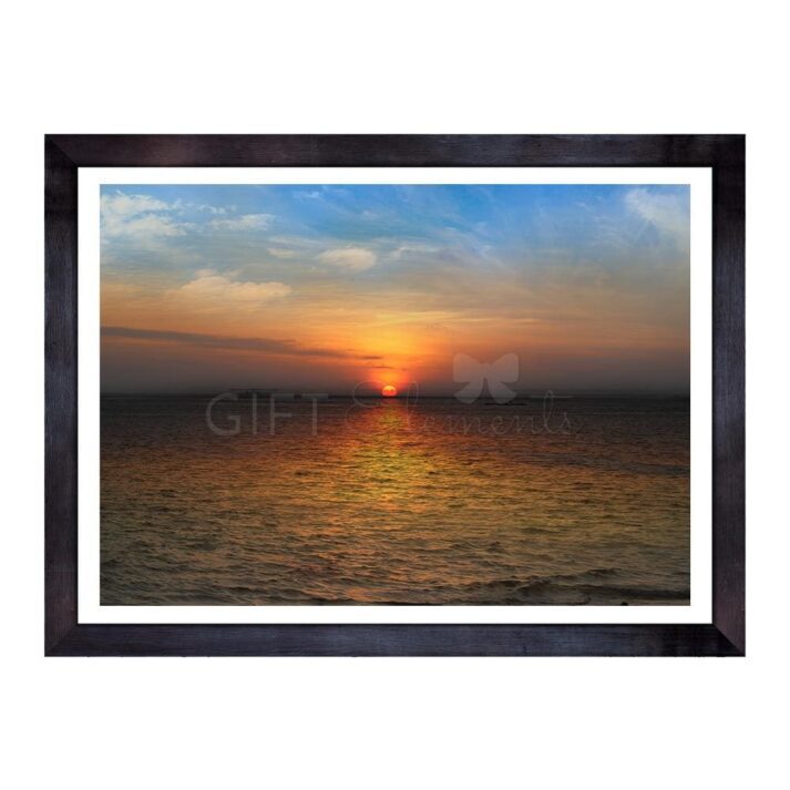 FIE-SUN-PHO-1 Fiery Sunset Photo Art