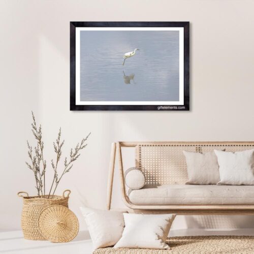 FLY-EGR-PHO-1 Flying Egret Photo Art