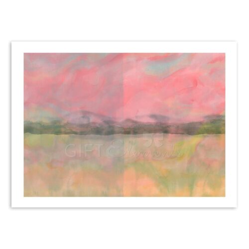 FLA-CLO-ART-1 Flaming Clouds Wall Art