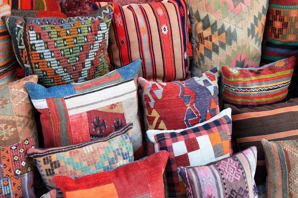 Cushions with unique patterns