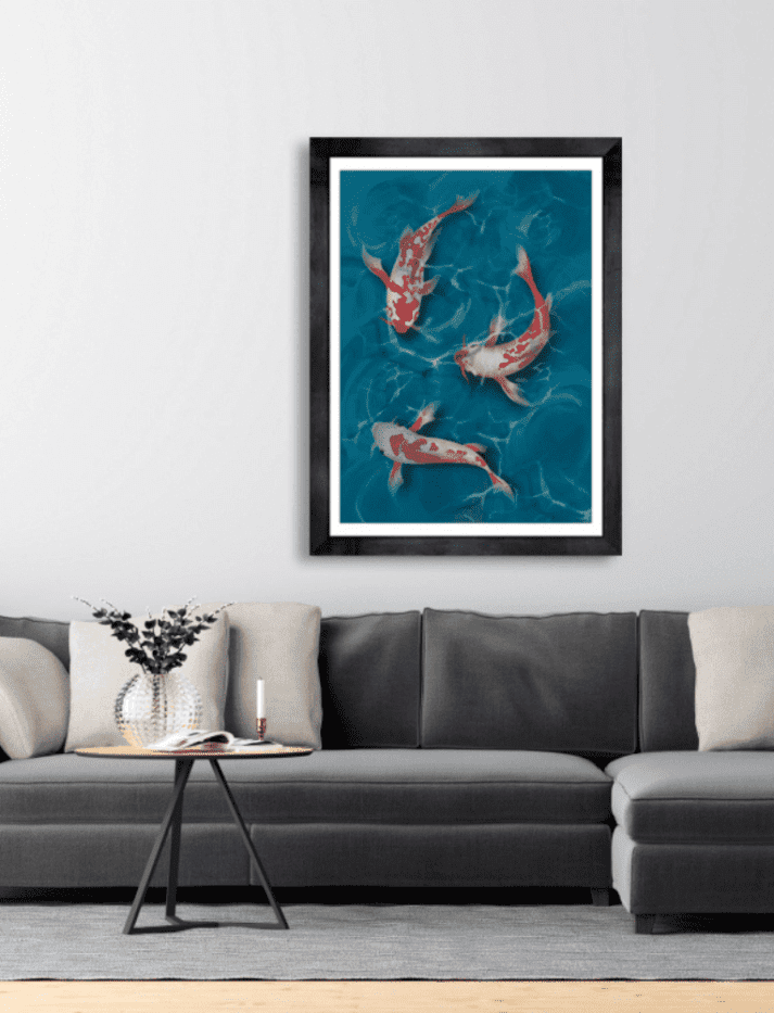 Framed wall art for living room decor