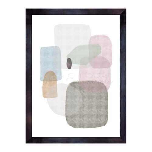 ABS-BLO-ART-1 Abstract Blocks Wall Art