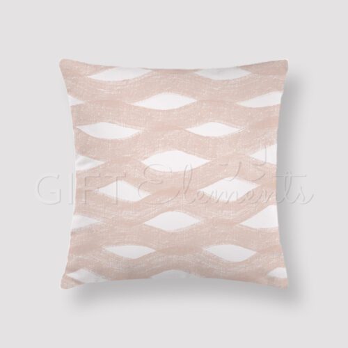 WOV-BEI-CUS-1 Woven Beige Cushion Throw Pillow