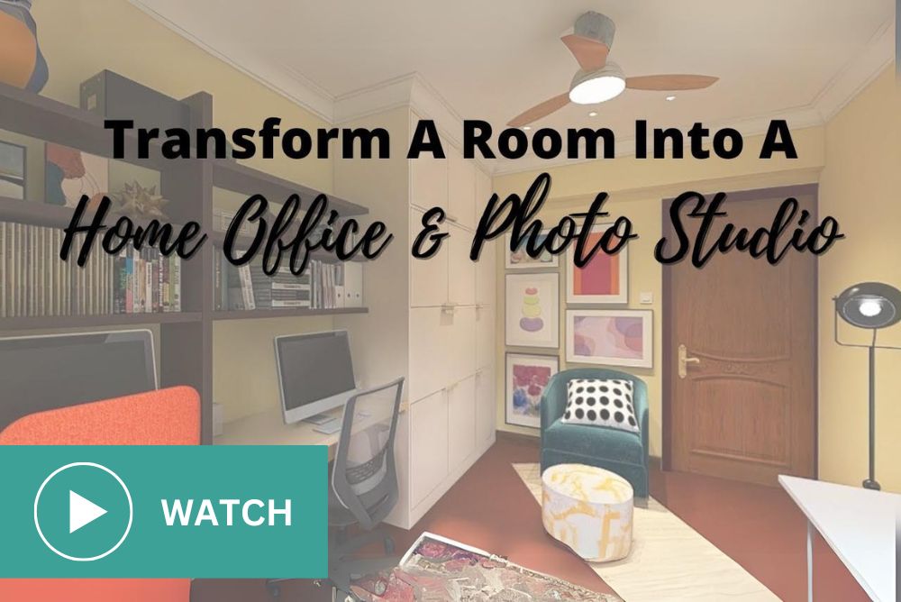 Transform a Room Into a Home Office and Photo Studio