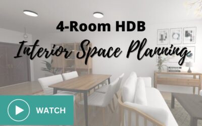 Space Planning For A 4-Room Small Apartment Design