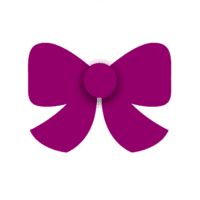 Purple ribbon logo