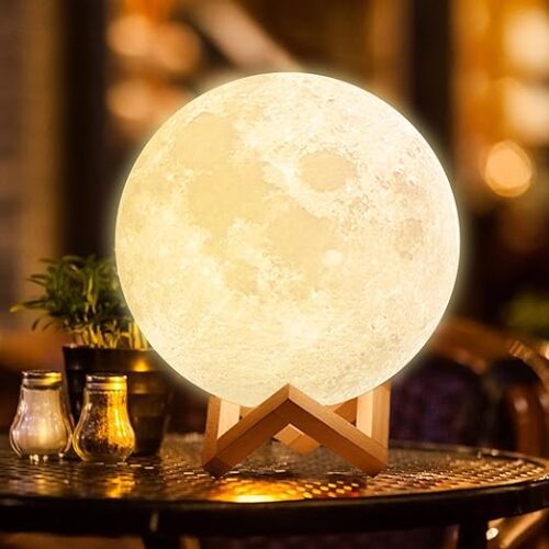 Large Colour-Changing Moon Lamp