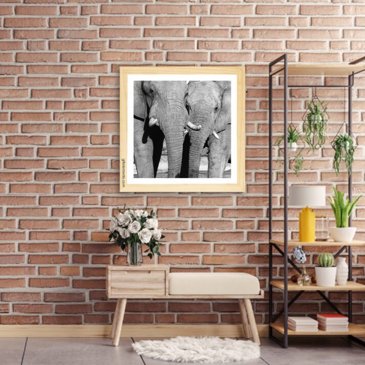 Love Elephant Wall Art