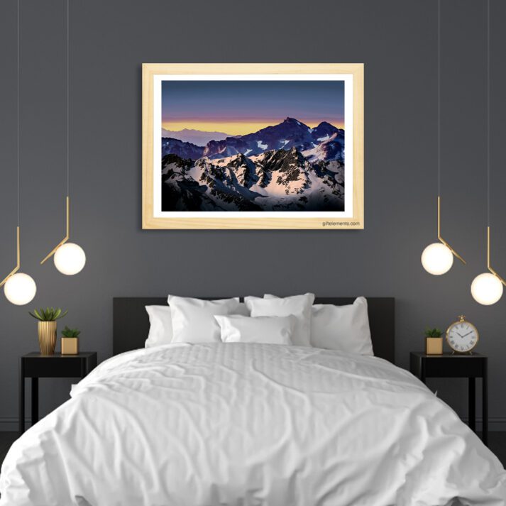 Snowy Mountain Wall Art