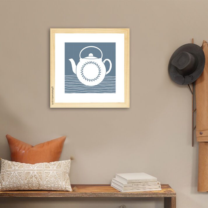 Teapot Boho Wall Art