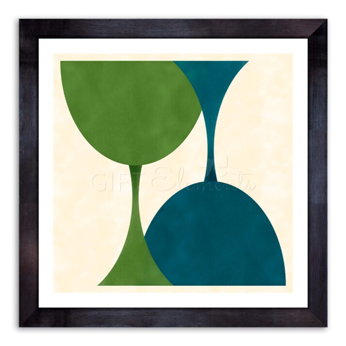 Wine Glass Abstract Wall Art