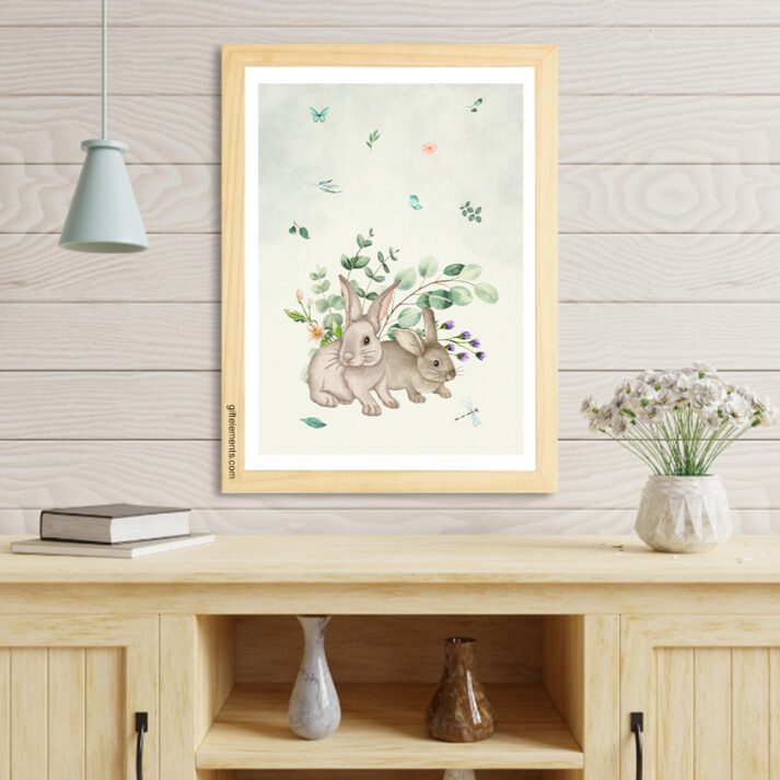 Bunny Rabbits Wall Art