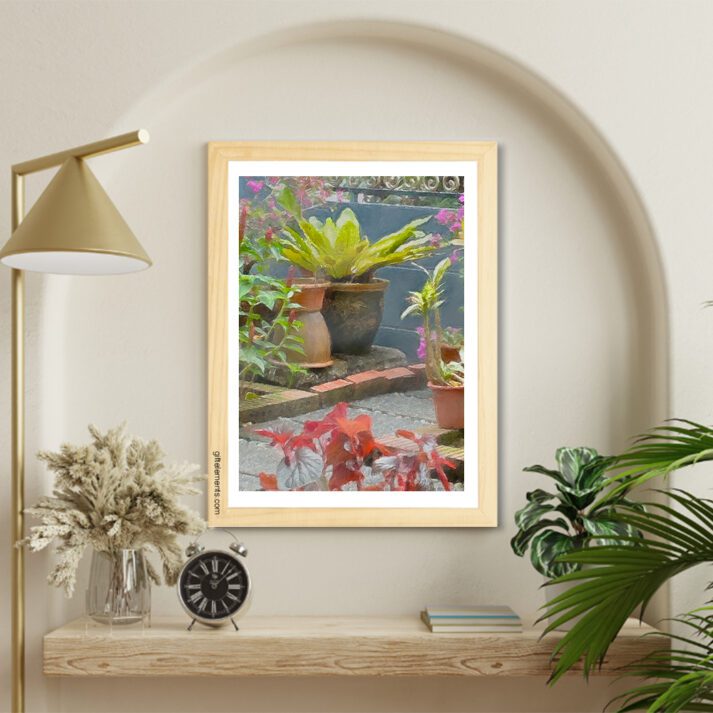 Garden Corner Outdoor Wall Art